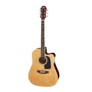Aria AWN15CE Natural Cutaway Semi Acoustic Guitar